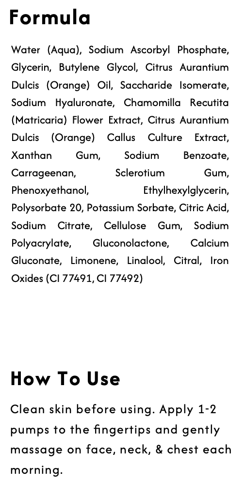 Energy Boost Vitamin C Serum