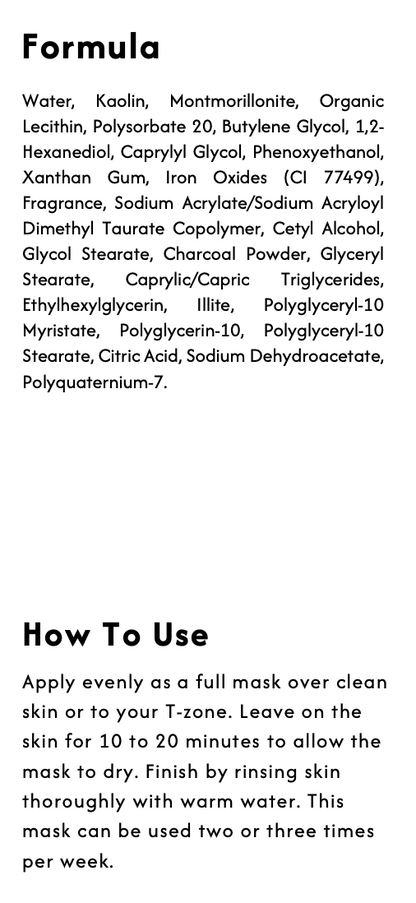 Charcoal Clay Masque